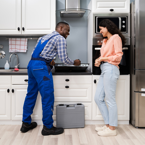 what kind of warranty do you offer on your cooktop repair services in Leesburg